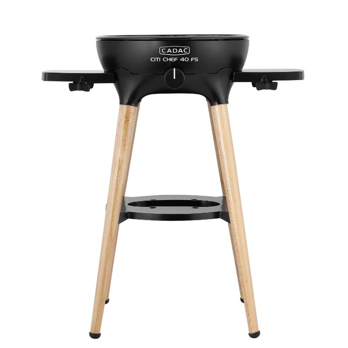 Cadac Citi Chef 40 FS Black - Urban & Camping Gas BBQ feature image of BBQ with front view 