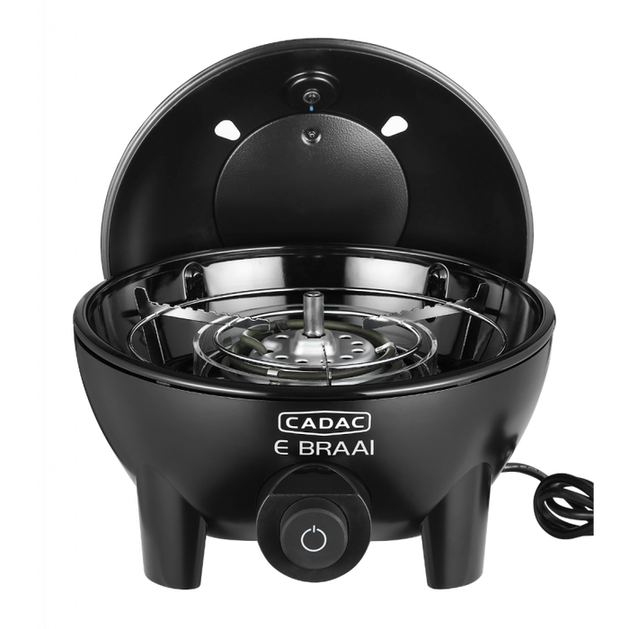 Cadac E Braai - Electric BBQ showing inside of the bbq stand and heater element