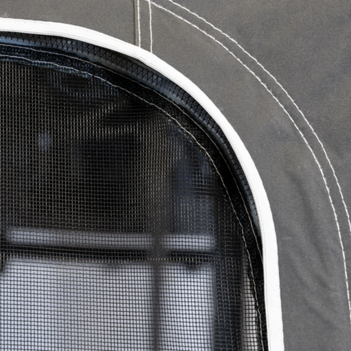 Dometic Mesh Panel Set Rally Air 390 feature image of mesh panel zipped in 