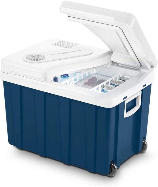 Dometic Mobicool MQ40 12 / 230 Volt Coolbox - Split lid open