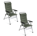 Dometic Quattro Milano Pro Reclining Camping Chair - Moss Main product photo - SET OF TWO