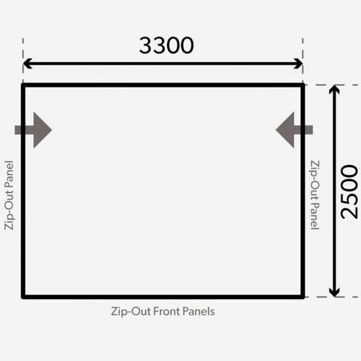 Dometic Rally AIR Pro 330 S floor plan