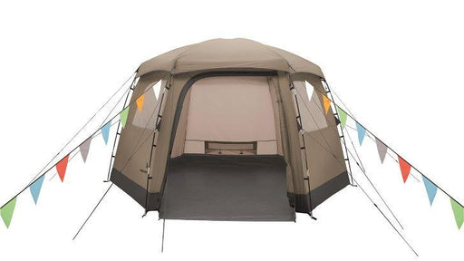 Easy Camp Moonlight Yurt with flag buntings
