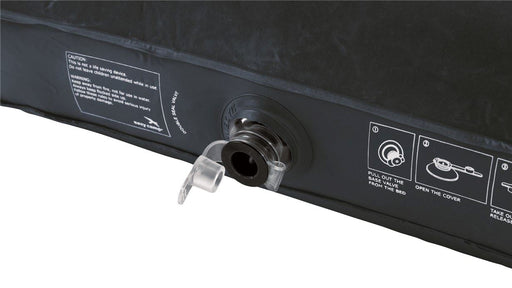 Easy Camp Parco Airbed Double showing valve for inflation