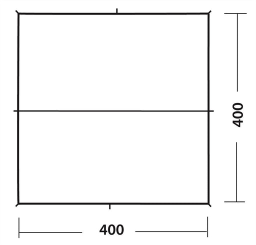 Easy Camp Tarp 4 x 4 Metres floorplan
