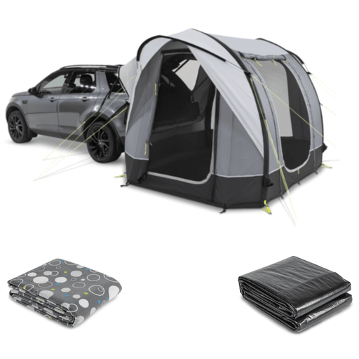 Kampa Tailgater Air - Inflatable Car Drive Away Awning Package With Carpet & Footprint Groundsheet
