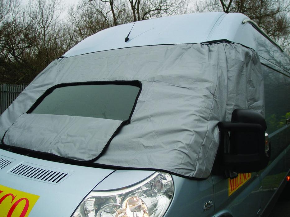Milenco External Universal Thermal Blinds - Cover unzipped