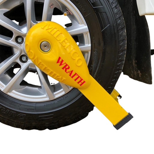 Milenco Wraith 2 Caravan Wheel Clamp / Lock - Sold Secure Gold