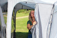 Outdoor Revolution Cayman (F/G) Drive Away Awning Low entrance to corridor between drive away and van - twin doors