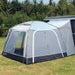 Outdoor Revolution Cayman (F/G) Drive Away Awning Low front view showing side window and rear doors