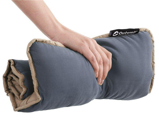 Outwell Constellation Pillow - Blue rolled up