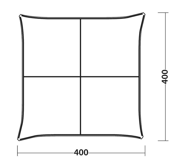 Outwell Event Lounge Day Shelter / gazebo / Tent - XL - Floorplan