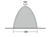 Outwell Free-Standing Bedroom Inner Tent - 3 berth inner - feature image of height 
