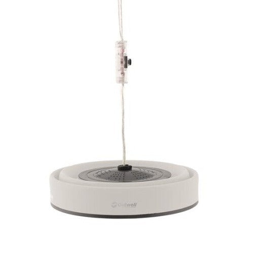 Outwell Leonis Cream White - UK- Collapsible Lamp feature image folded