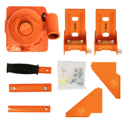 Purpleline Kojack Twin Axle Hydraulic Caravan Jack contents