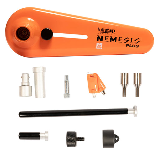 Purpleline Nemesis Plus Motorhome Wheel Clamp - Fullstop Security - contents