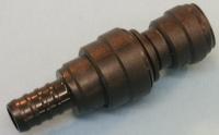 Straight Adaptor 12mm - 1/2" Push Fit