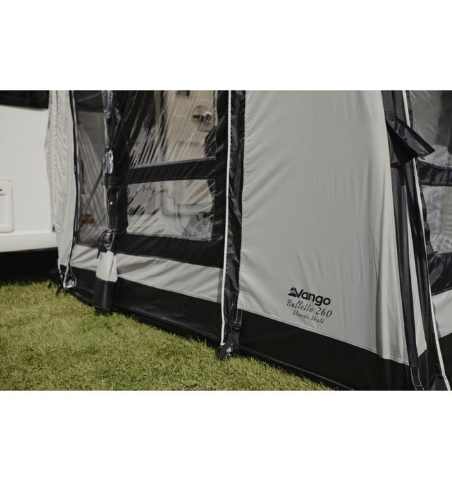 Vango Balletto Air 260 Inflatable Air Caravan Awning up close side image