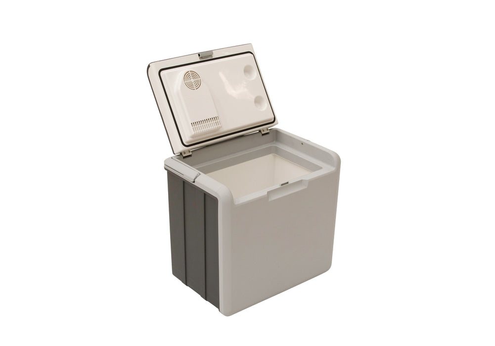 Vango E-Pinnacle 30 Litre 12 / 230 Volt Electric Cool Box open lid