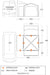 Vango Versos Air Inflatable Cloud Grey Drive Away Awning - Mid floorplan layout image