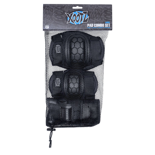 Xootz 6pc Kids Pad Set Black - Large